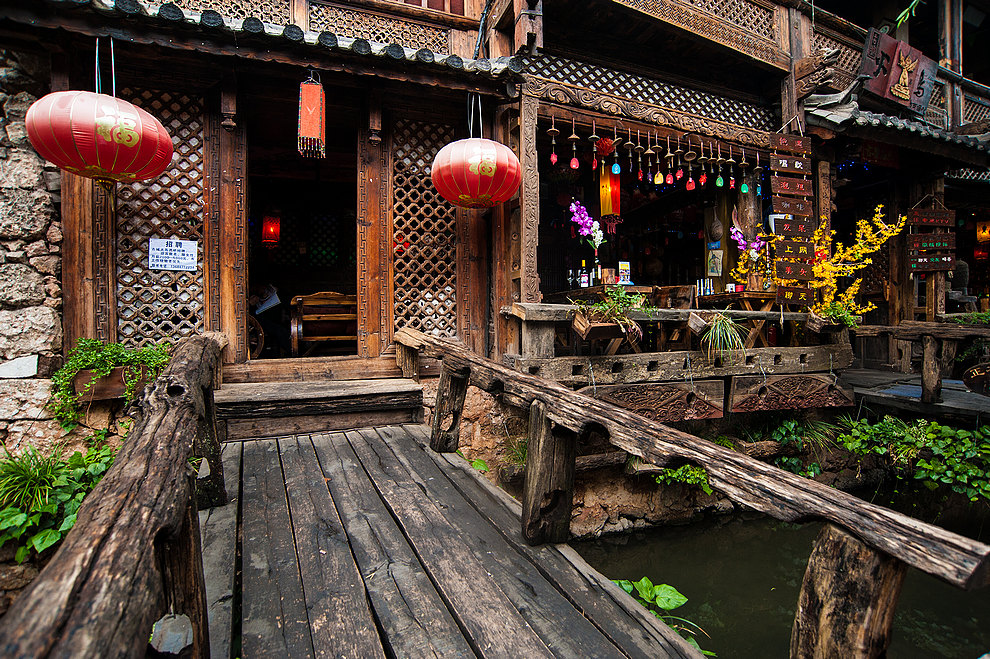 Lijiang, restauracja (Yunnan (Chiny) 2012, część 3/2)
